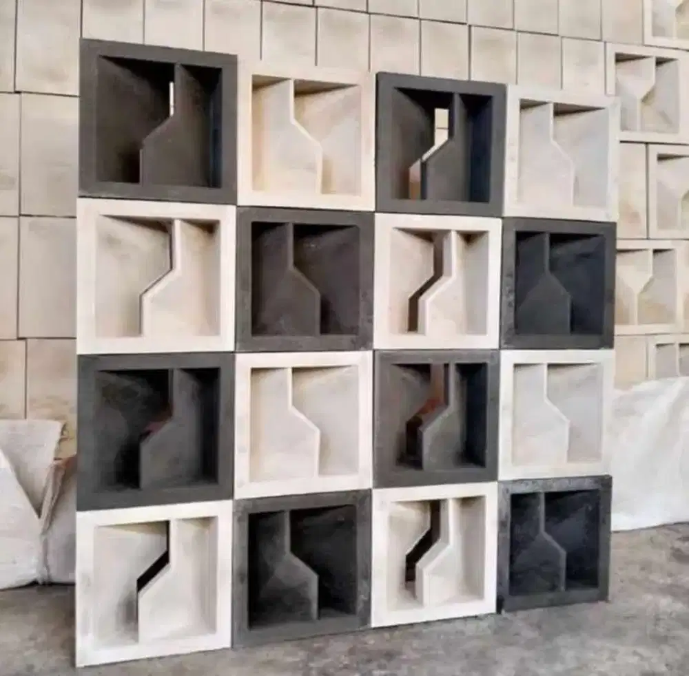 Roster beton berbagai motif