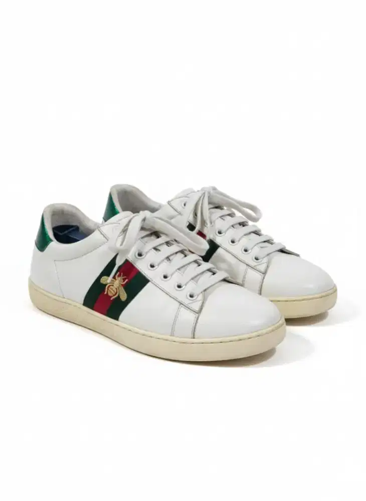 Sepatu Gucci Ace Sneaker Size 37