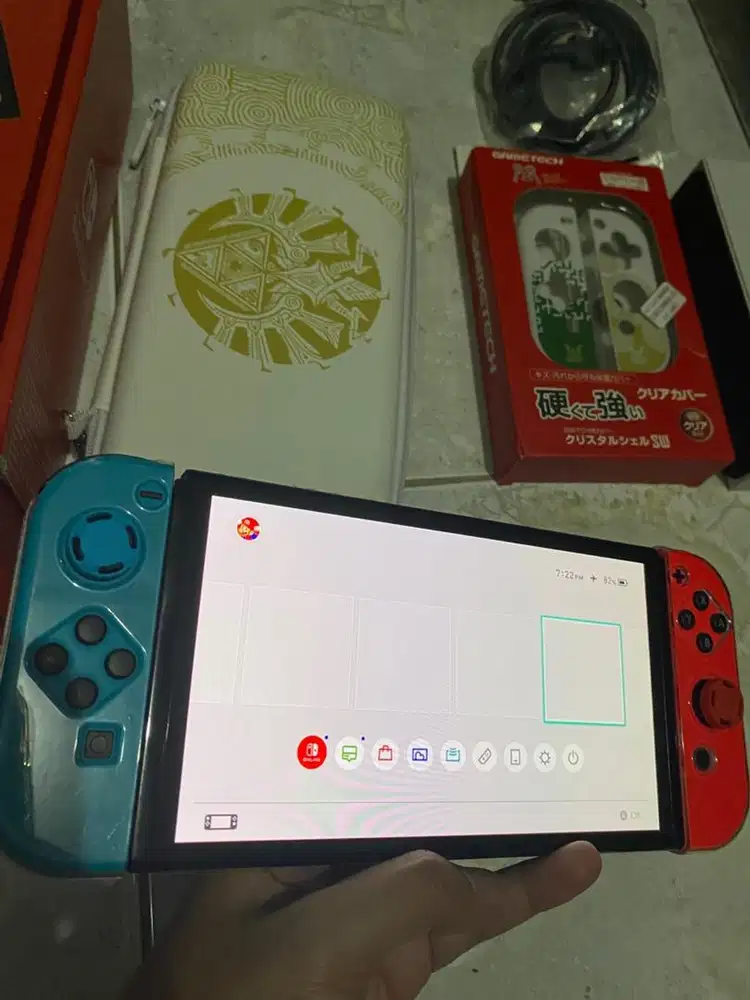 nintendo switch oled fullset bisa tt/bt