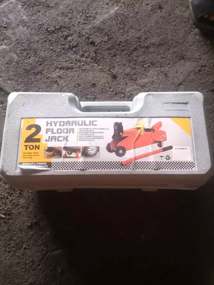 Dongkrak buaya 2 ton masih baru