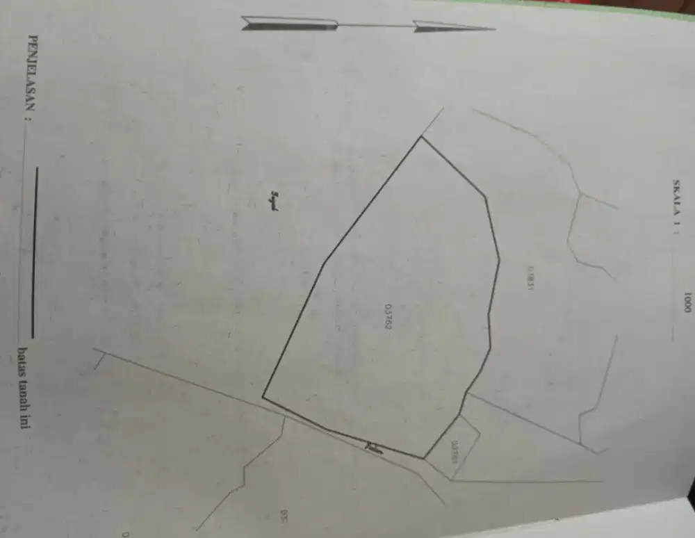 Jual tanah 100 rb / meter.Nego keras