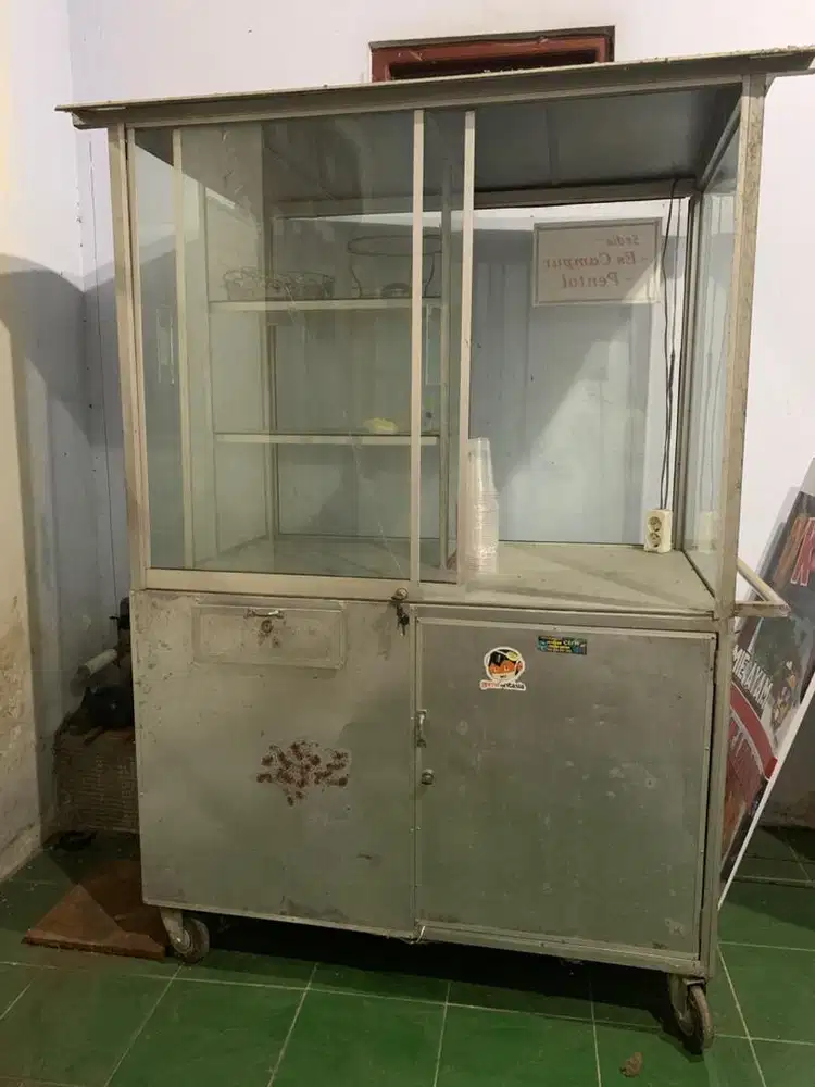 Gerobak Aluminium Bekas Siap Pakai