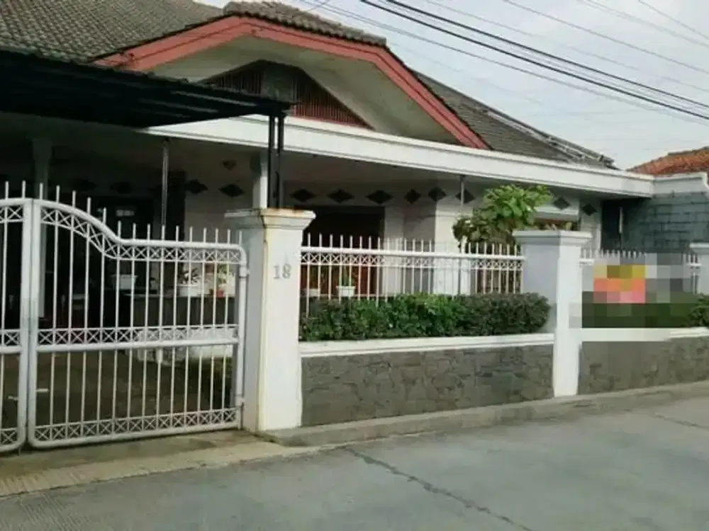 JUAL CEPAT RUMAH LUAS & TERAWAT LOKASI STRATEGIS HANYA 10 MENIT DARI EXIT TOL BUAHBATU
