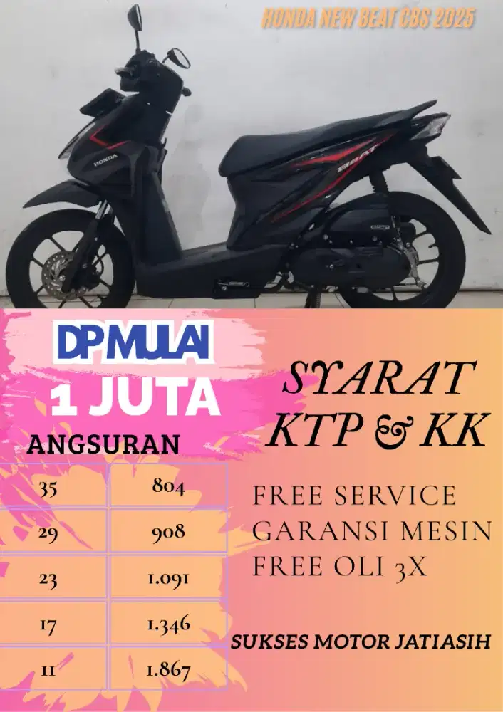 HONDA NEW BEAT CBS 2025