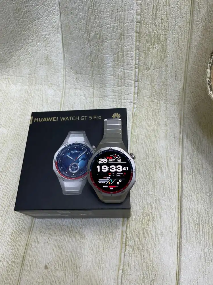 Huawei Watch GT 5 Pro stainless 46mm garansi resmi on april2026