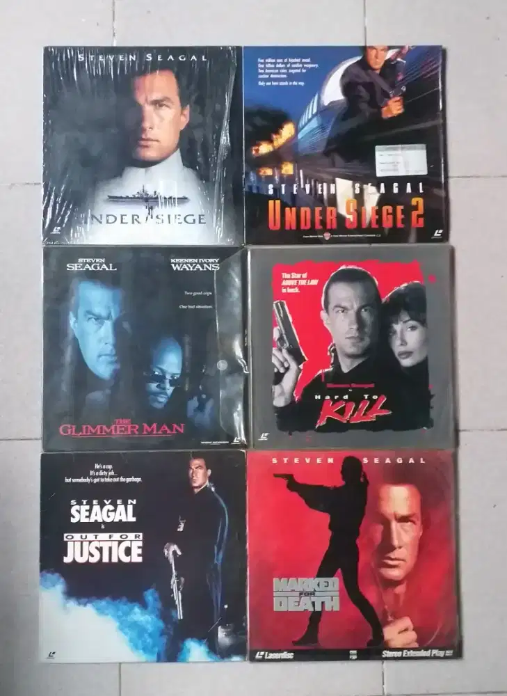 Laser Disc Film Steven Seagal.