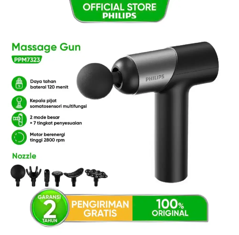 Massage Gun
PPM7323 Philips