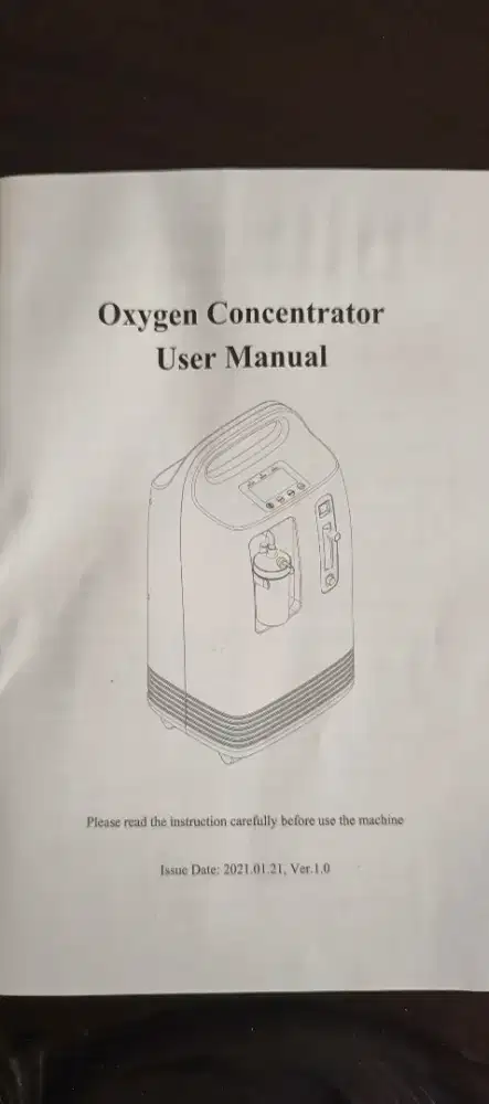 Oxygen Concentrator 10 L – Barang Hadiah, Baru Belum Pernah Dipakai