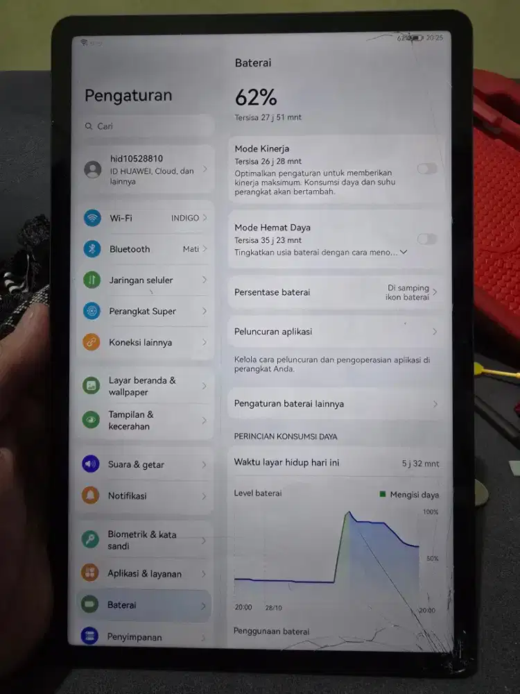 Huawei pad se 11 inch bekas second