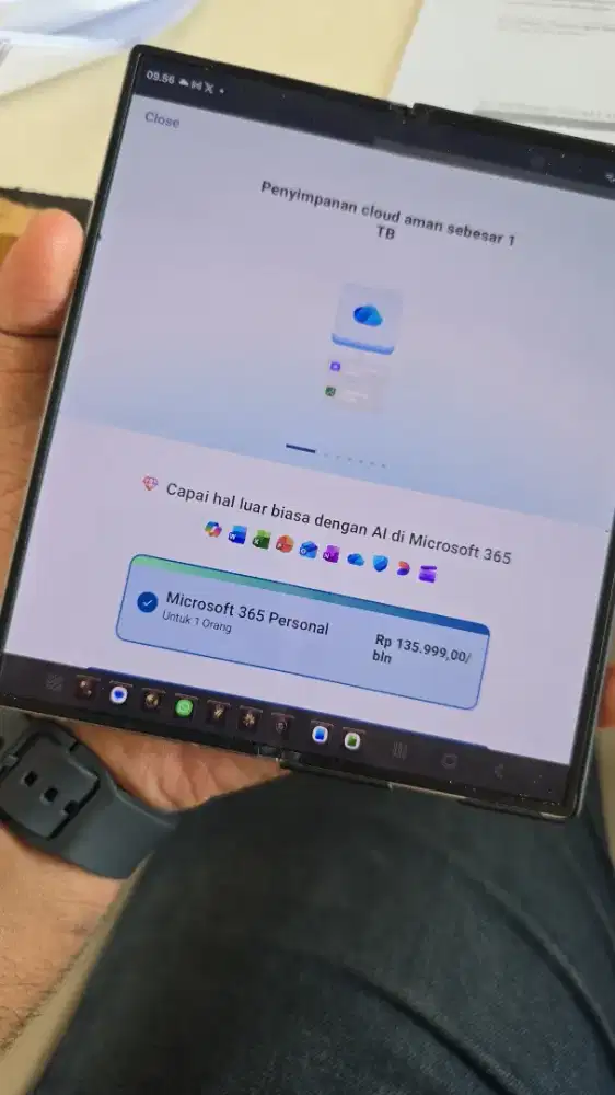 Samsung fold 6 bekas