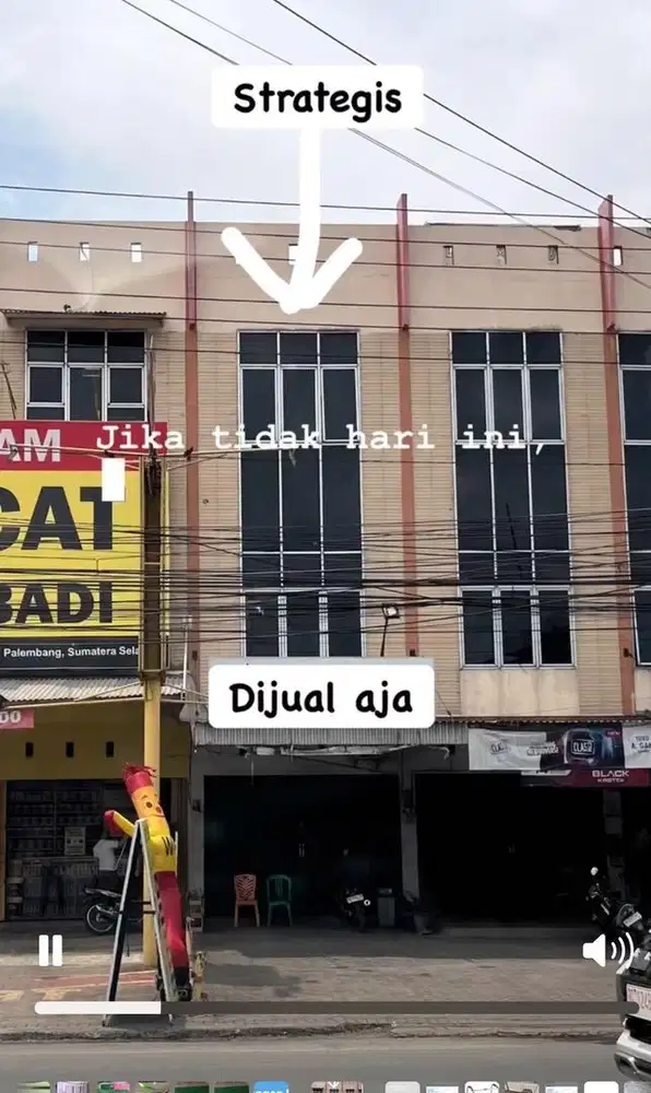 Dijual ruko 3 lantai