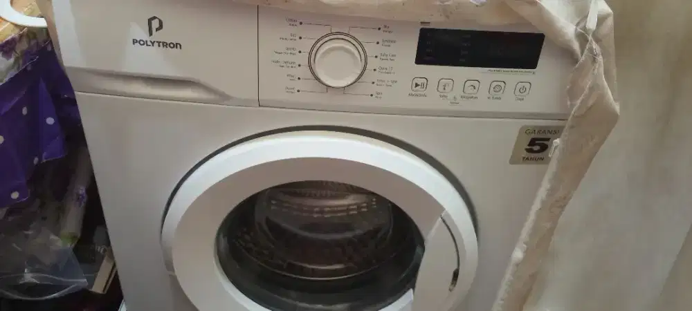 SECOND_ MESIN CUCI POLYTRON FRONT LOADING 7KG