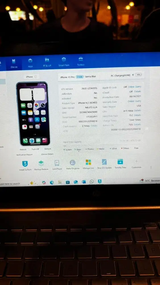 iphone 13 pro 512Gb Sierablue