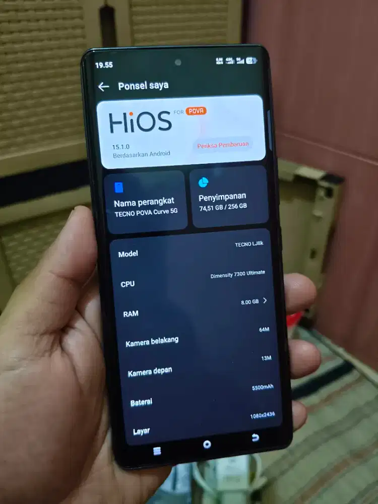 Tecno Pova Curve 5G Ram 8/256