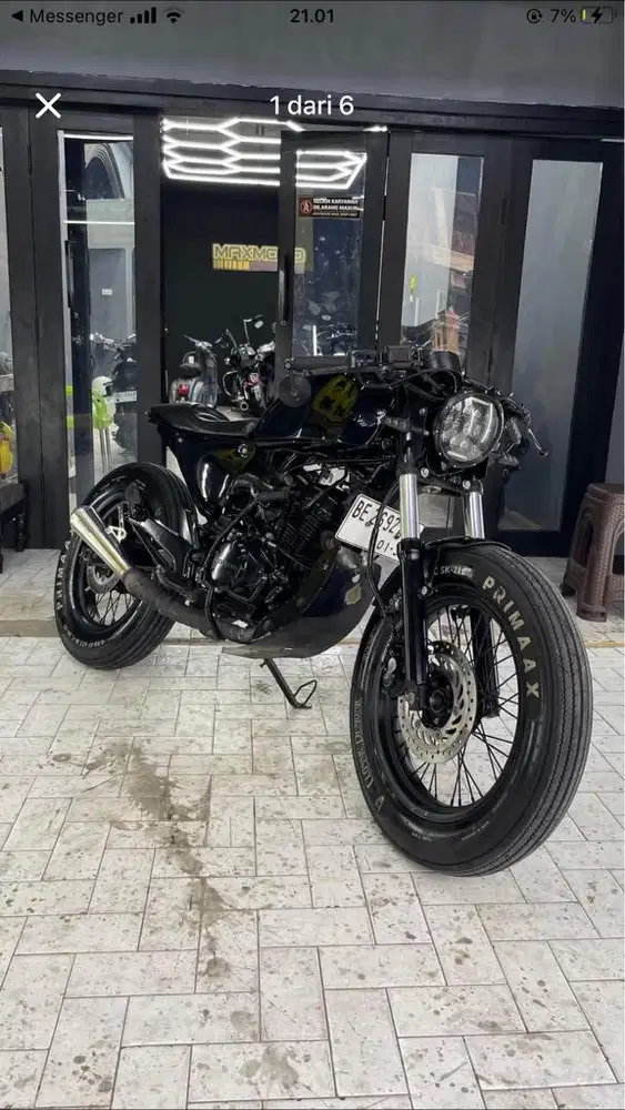 Motor custom  Caferacer/Japstyle Honda Megapro 2011