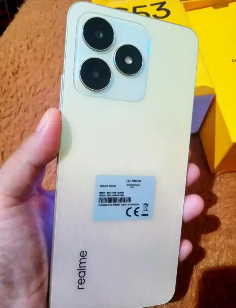 DIJUAL HP REALME C53 6/128GB NO MINUS(FULL SET)