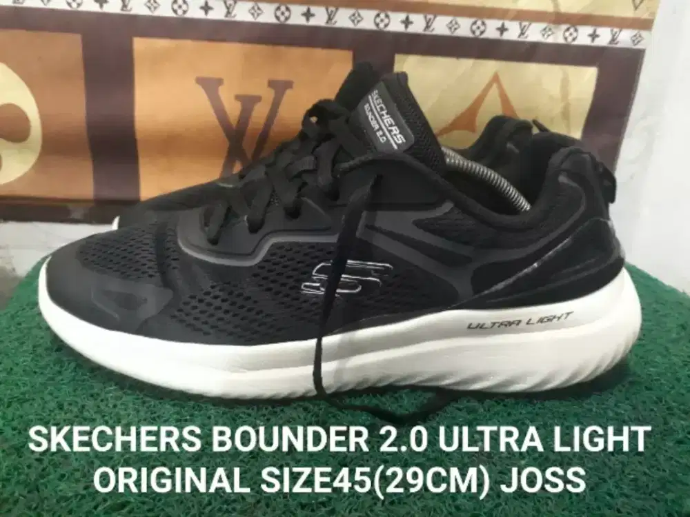 SKECHERS BOUNDER 2.0 ULTRA LIGHT ORIGINAL SIZE45(29CM) joss91% asli