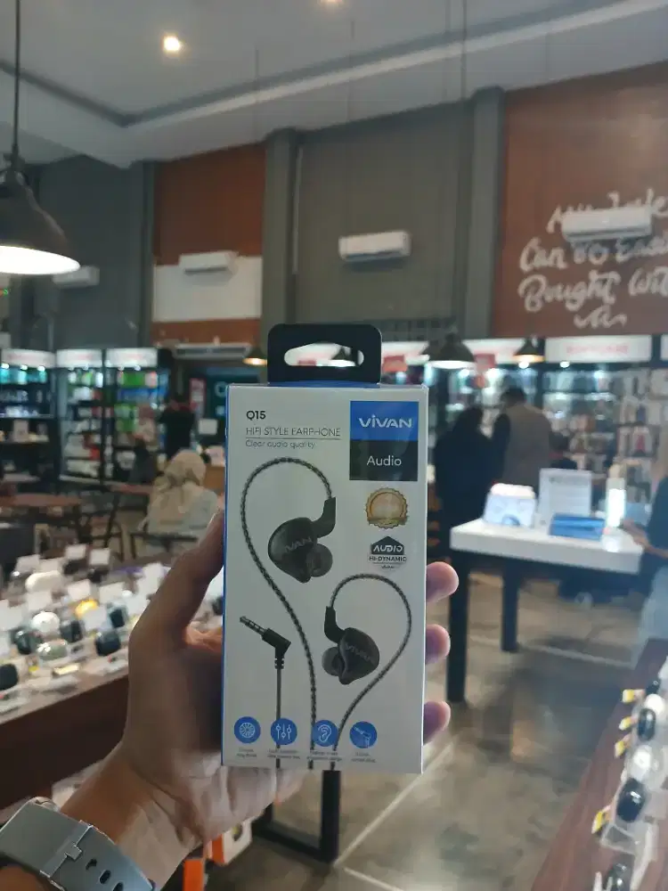 VIVAN Q15 Earphone In Ear Kabel Stereo Powerfull Bass Wired Headset