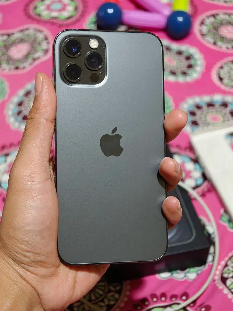 Iphone 12 pro 256gb ex inter - resmi terdaftar di beacukai
