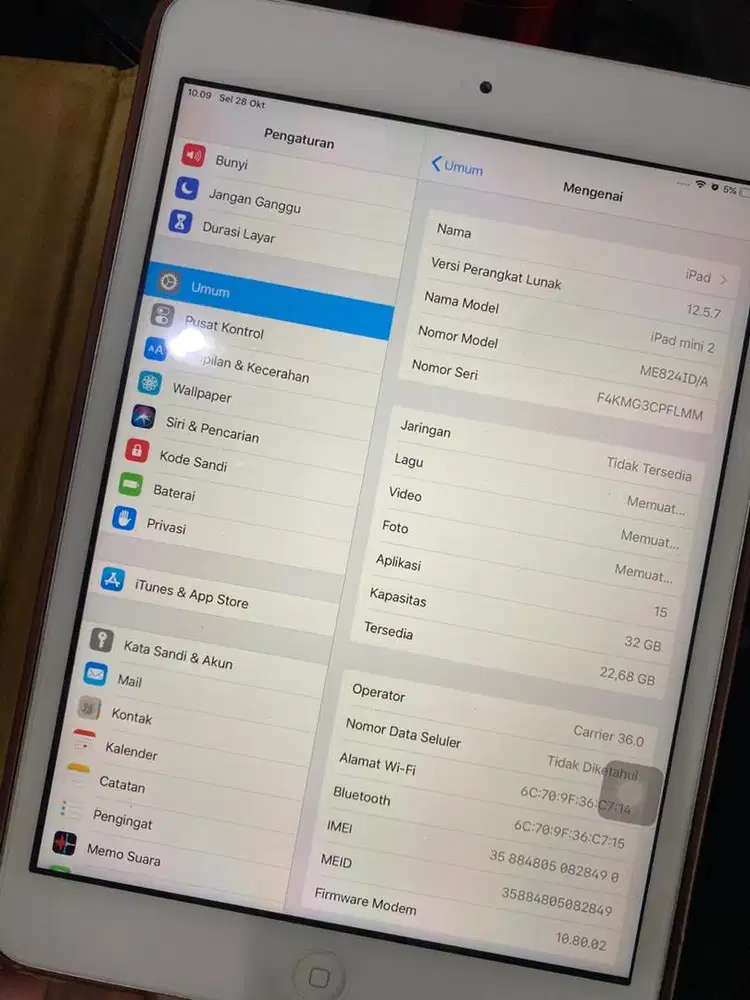 Ipad mini 2 sebatang kara