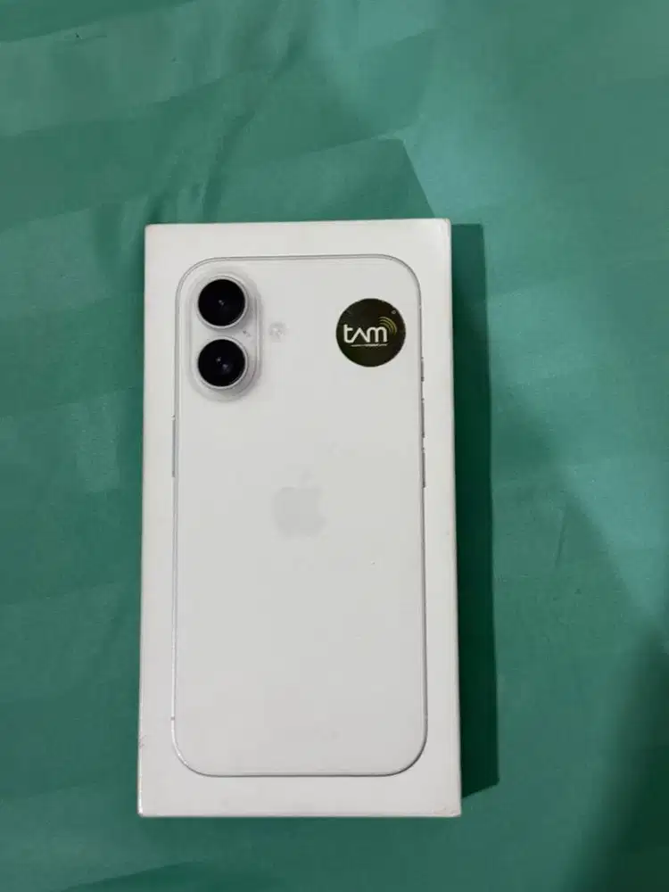 iphone 16 256GB warna putih Garansi ibox Baru 2 bulan pakai