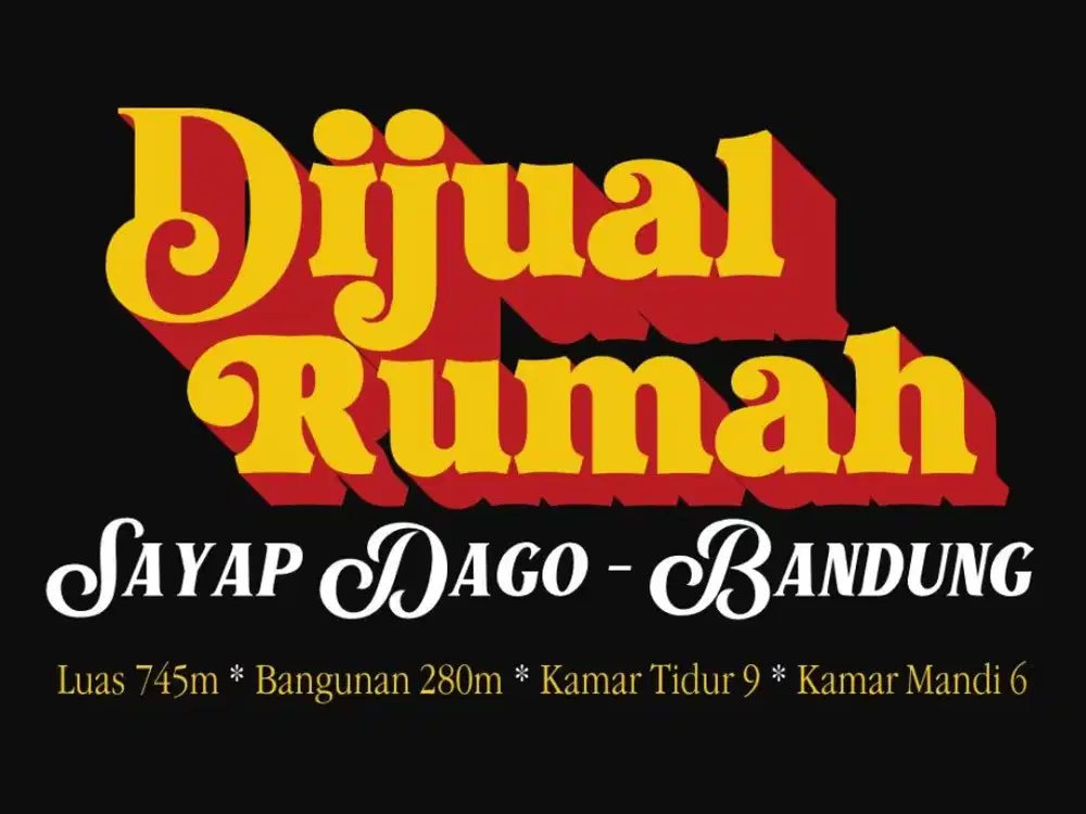JUAL RUMAH MURAH AREA, SAYAP DAGO, DAGO, WASTUKENCANA, COBLONG, BANDUNG PUSAT,