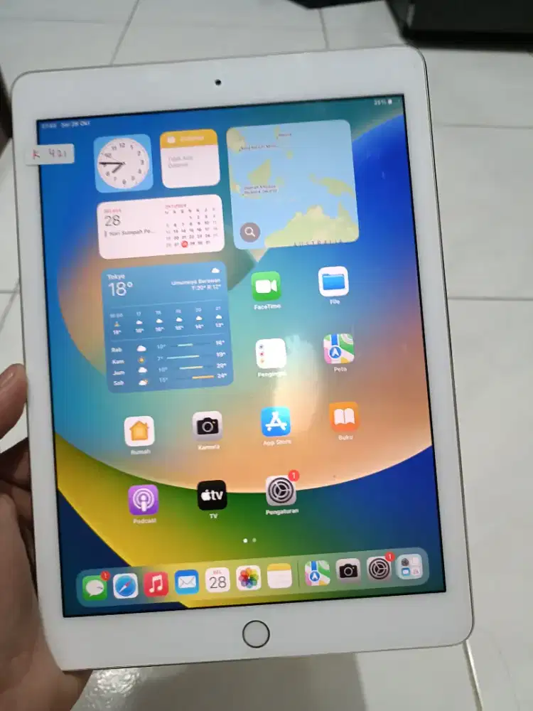 iPad Pro 9.7 128gb ex Inter Wifi only batangan mulus murah meriah
