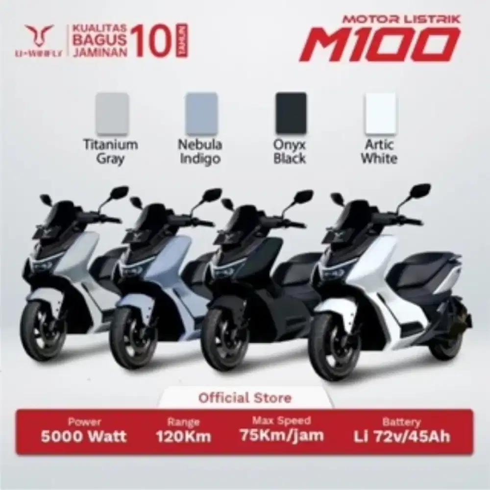 SEPEDA MOTOR LISTRIK M100 UWINFLY
