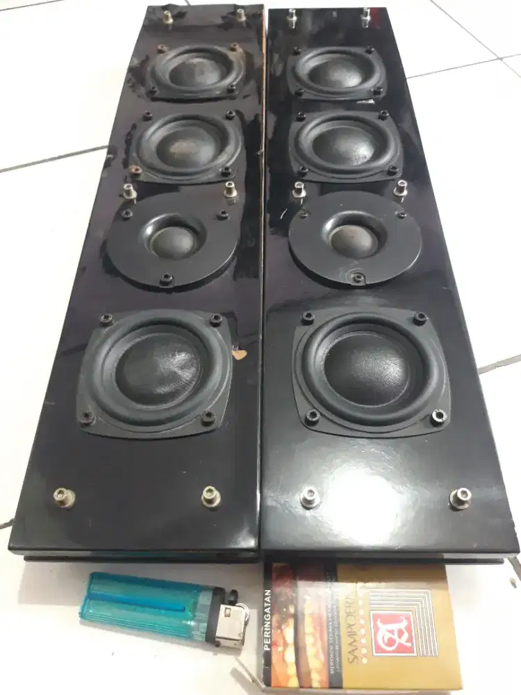 Speaker audio home theater 2.5 inch pake crosover sepasang