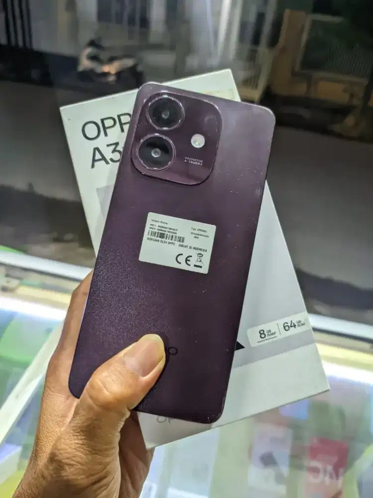 Oppo A3x Ram 4+4/64 like new fullset ori