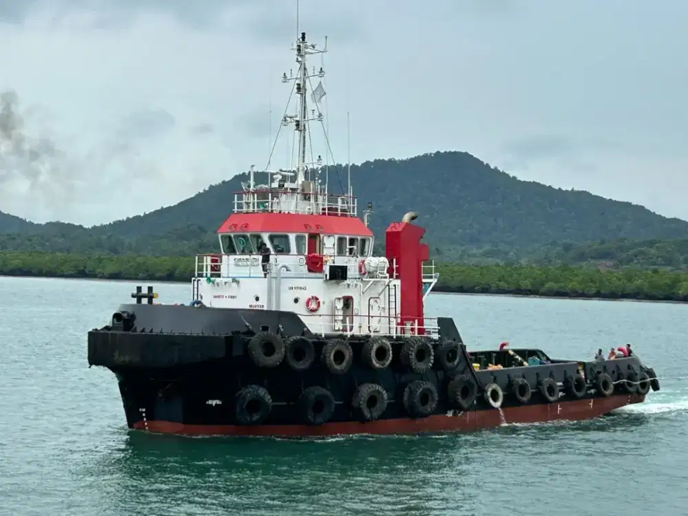 Di Jual Tugboat Tahun 2021 Mesin Cummins 1800x2hp