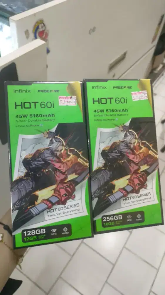 New : Hot 60i 8/128 5160 mah