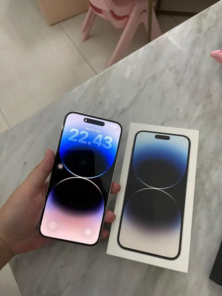 iPhone 14 pro max 256 GB Silver White Preloved