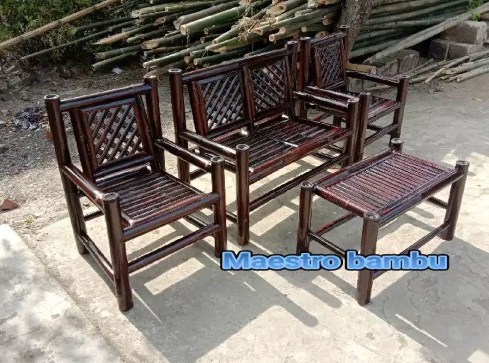 kursi bambu teras