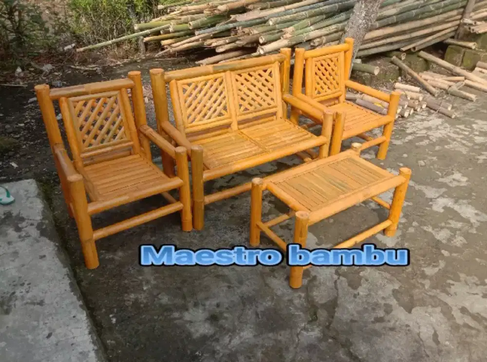 kursi bambu icimura