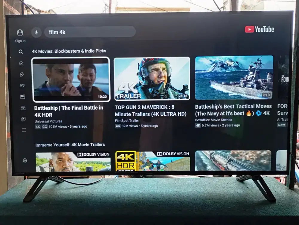 TV LED SHARP 60 INC TYPE 4T-C60DK1 ANDROID TV UHD 4K