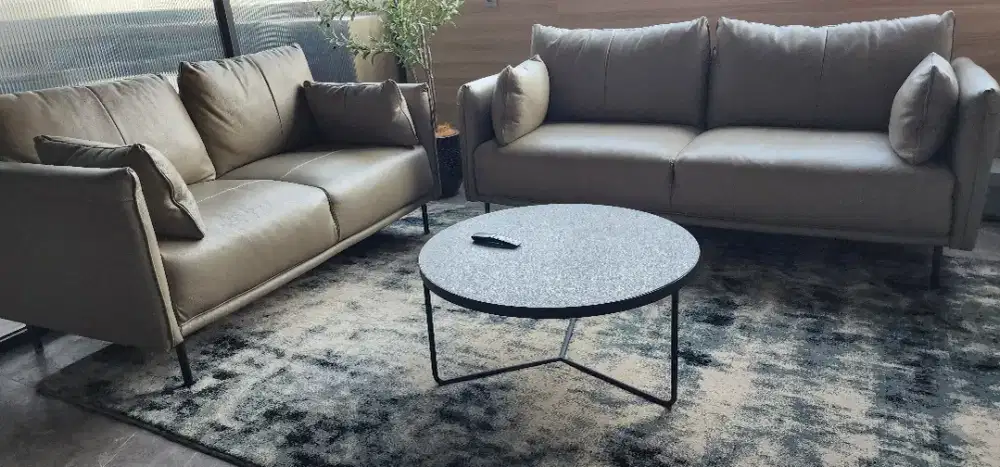 Sofa/Kursi Kulit Asli (Genuine Leather) Ferrara By Informa