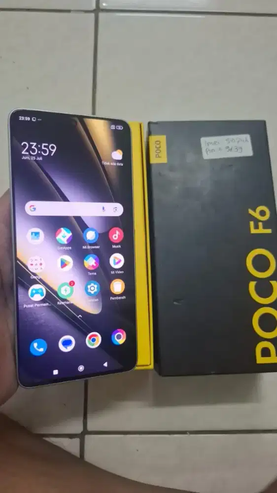 POCO F6 8/256 FULLSET MULUS