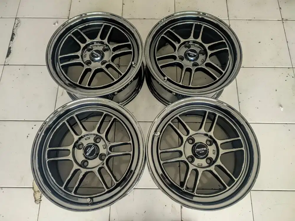 R15 RPF1 Blackrom L7 Et41 pcd 4x100 Flow forming