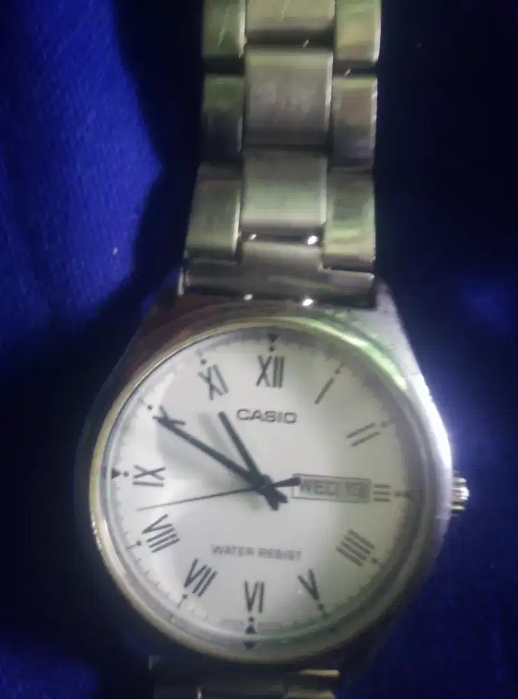 Jam casio romawi pria dan wanita kondisi ok no minus 250 nego