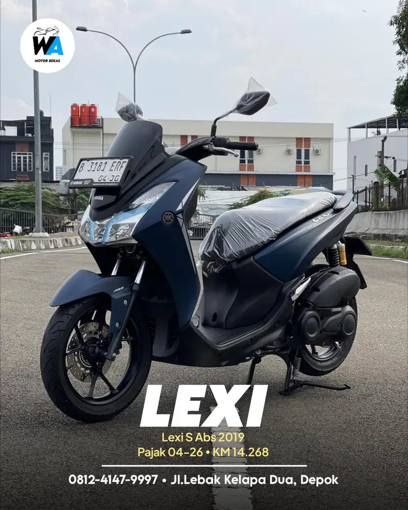 Cash/Kredit Yamaha Lexi Aerox S Abs 2019