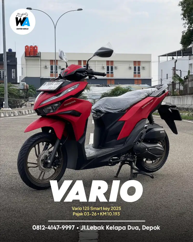 Cash/Kredit Honda Vario 125 Cbs Iss Smart Key 2025
