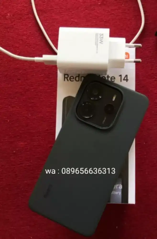 Jual santai  Xiaomi redmi note 14 hitam