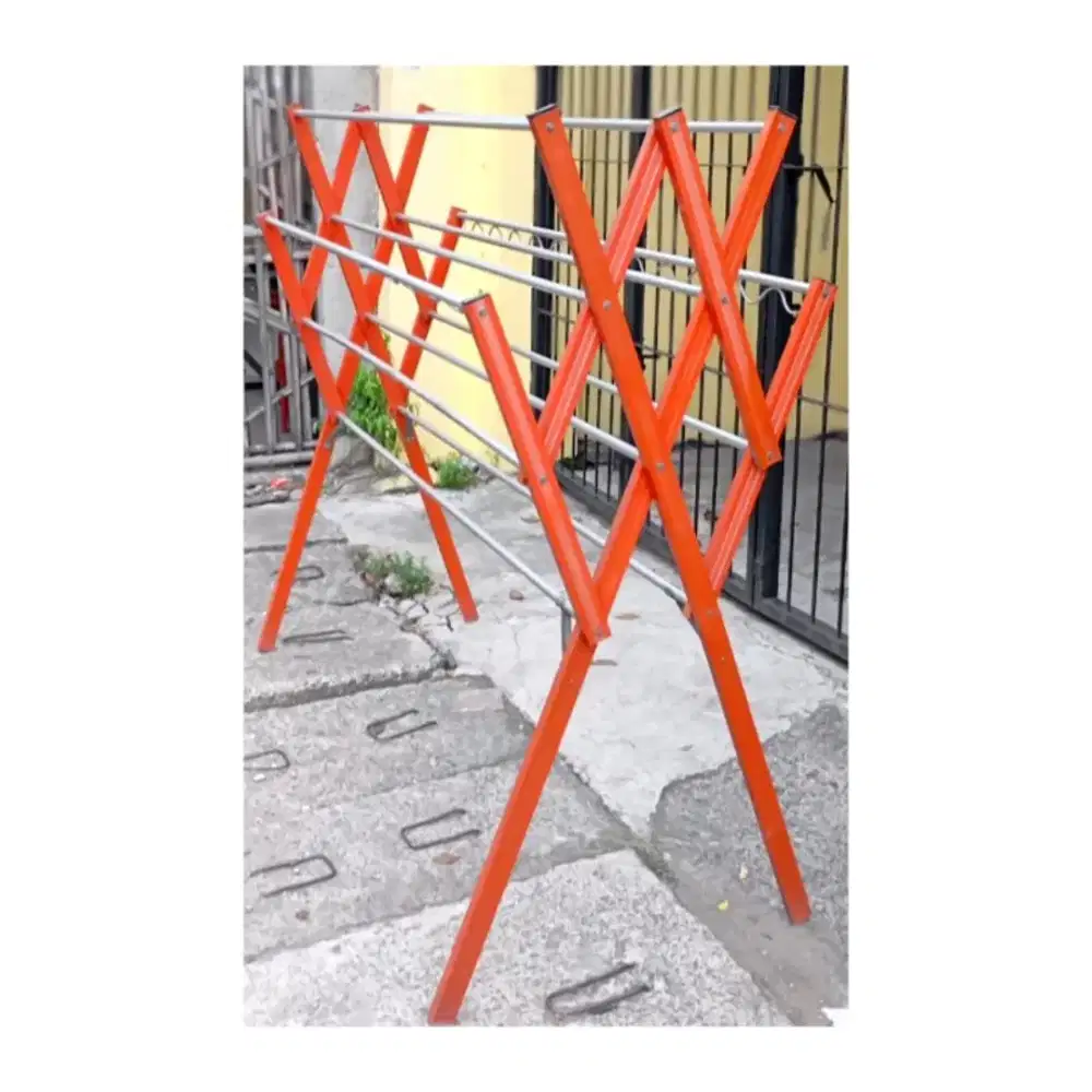 OBRAL! Jemuran lipat 12 palang jemuran baju alumunium anti karat