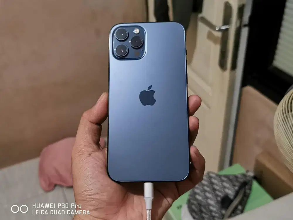 iphone 12 pro max Blue 512 fullset