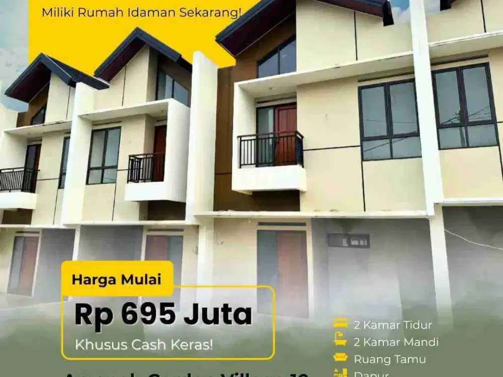 (HOT) Rumah Di Pocis Bakti Jaya Ready Siap Huni (Agv10) Bisa KPR Di Setu Tangerang Selatan