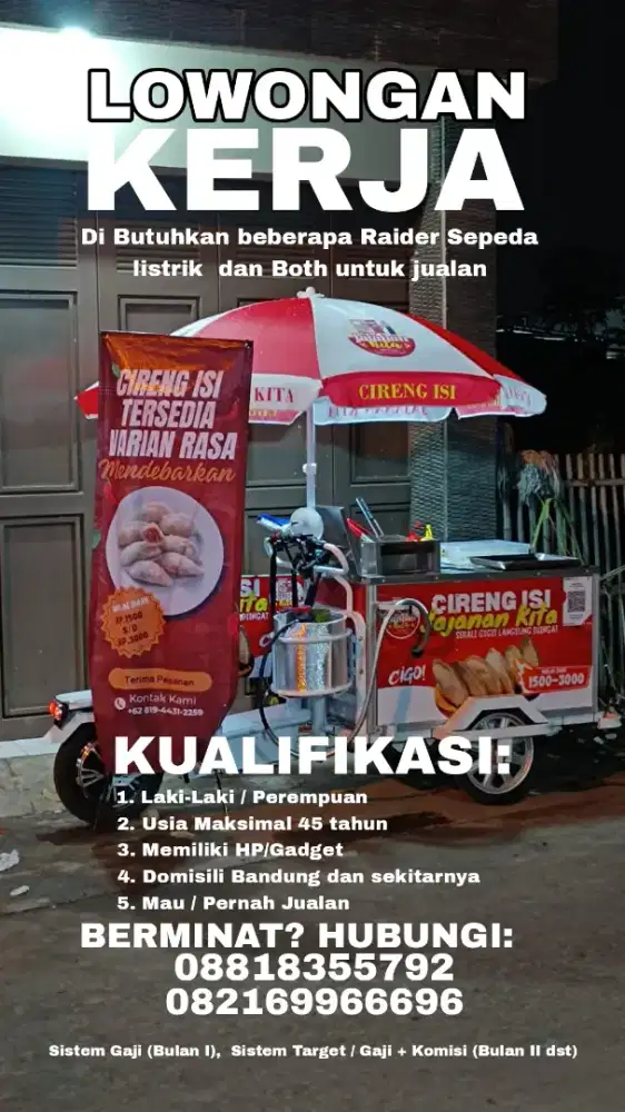 Lowongan Kerja Raider dan Standing Both