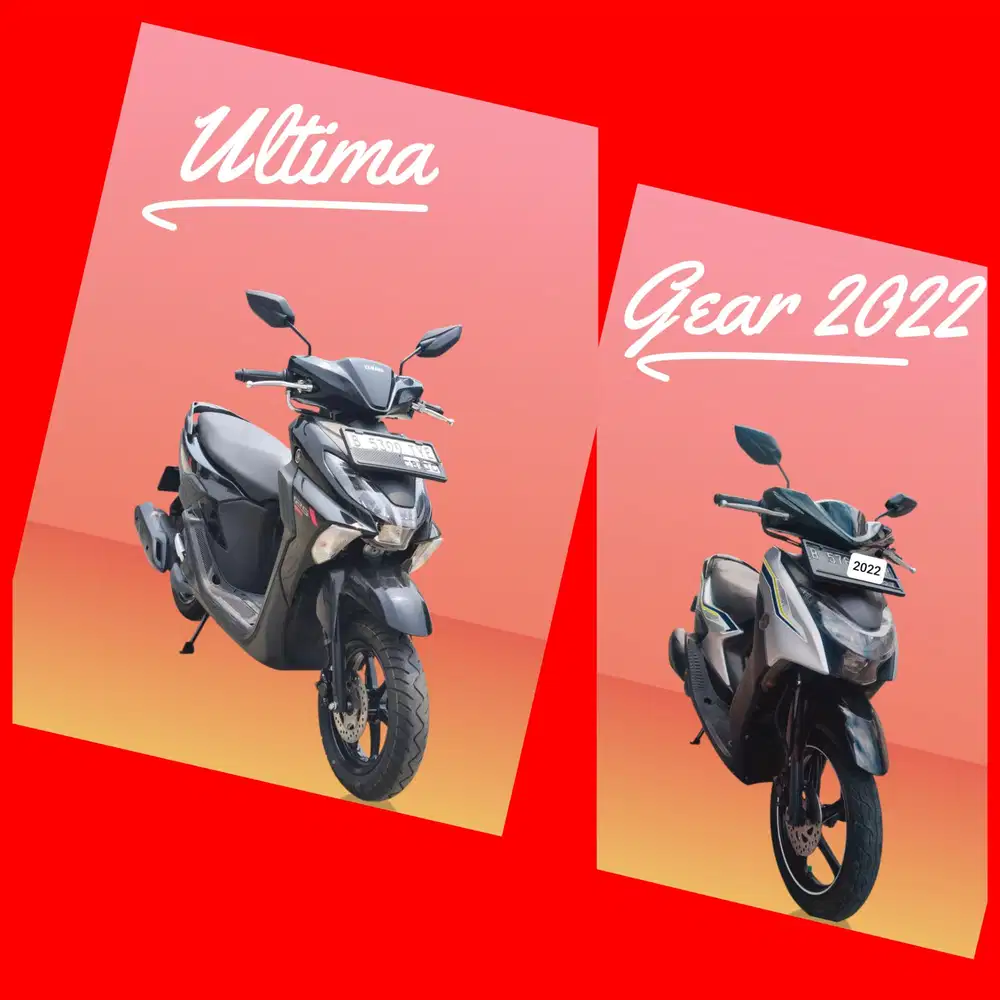 Dp 500rb Yamaha Gear 125 Ultima Hybrid (Bi jelek ktp luar bs kredit