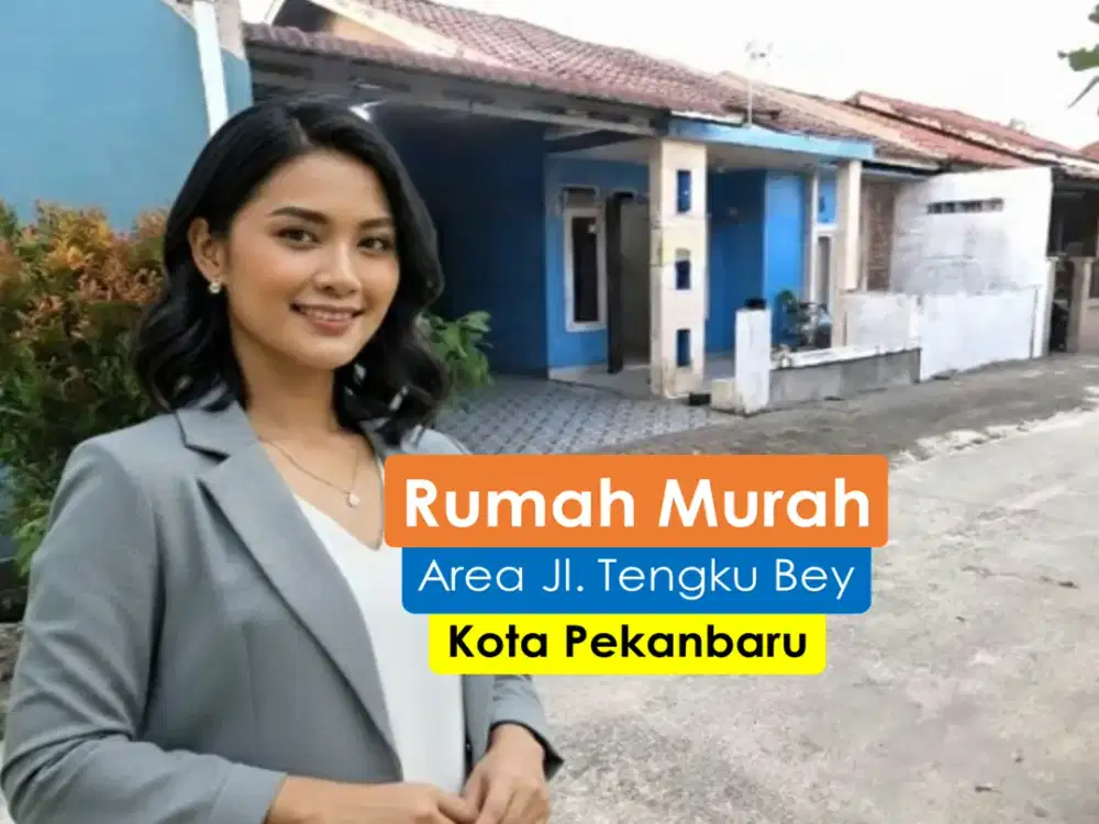 Murah, Rumah Dijual: Dekat Jl. Tengku Bey