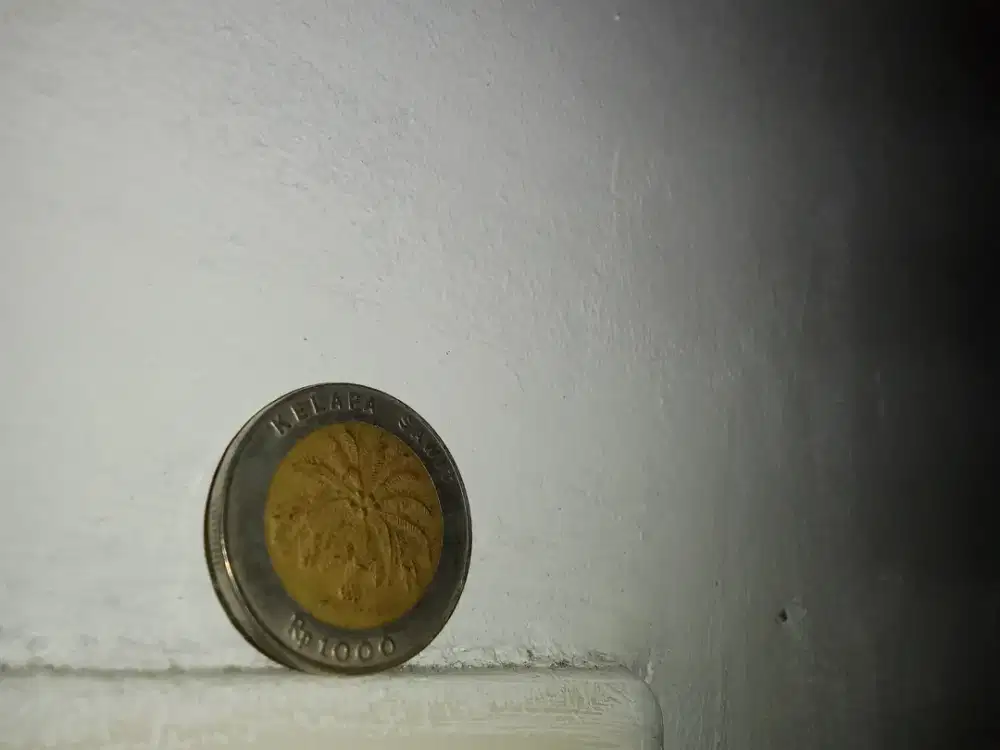 Jual uang koin 1000 kuno asli tahun 2000